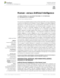 Human- versus Artificial Intelligence