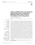 I Need a CAVAA: How Conversational Agent Voting Advice Applications (CAVAAs) Affect Users’ Political Knowledge and Tool Experience