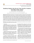 Identifying Duplicate Bug Records Using Word2Vec Prediction with Software Risk Analysis