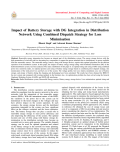 Impact of Battery Storage with DG Integration in Distribution Network Using Combined Dispatch Strategy for Loss Minimisation