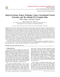 Improved Image Fusion Technique Using Convolutional Neural Networks and The Hybrid PCA-Guided Filter