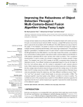 Improving the Robustness of Object Detection Through a Multi-Camera–Based Fusion Algorithm Using Fuzzy Logic