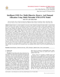 Intelligent EMS For Multi-Objective Reserve And Demand Allocation Using Multi-Threaded SVR-LSTM Model