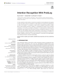 Intention Recognition With ProbLog