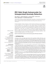 IRC-Safe Graph Autoencoder for Unsupervised Anomaly Detection