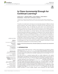 Is Class-Incremental Enough for Continual Learning?