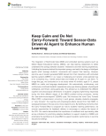 Keep Calm and Do Not Carry-Forward: Toward Sensor-Data Driven AI Agent to Enhance Human Learning