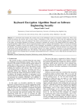 Keyboard Encryption Algorithm Based on Software Engineering Security