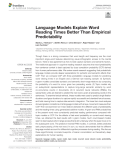 Language Models Explain Word Reading Times Better Than Empirical Predictability
