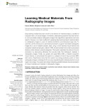 Learning Medical Materials From Radiography Images