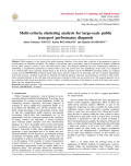 Multi-criteria clustering analysis for large-scale public transport performance diagnosis