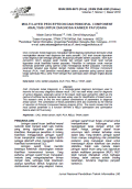 MULTI LAYER PERCEPTRON DAN PRINCIPAL COMPONENT ANALYSIS UNTUK DIAGNOSA KANKER PAYUDARA