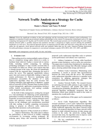 Network Traffic Analysis as a Strategy for Cache Management