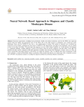 Neural Network Based Approach to Diagnose and Classify Monkeypox Disease
