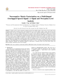 Non-negative Matrix Factorization on a Multi-lingual Overlapped Speech Signal: A Signal and Perception Level Analysis