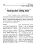 P2PCPM: Point to Point Critical Path Monitoring Based Denial of Service Attack Detection for Vehicular Communication Network Resource Management