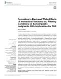 Perception in Black and White: Effects of Intonational Variables and Filtering Conditions on Sociolinguistic Judgments With Implications for ASR