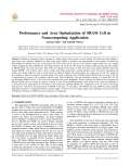 Performance and Area Optimization of SRAM Cell in Nanocomputing Application