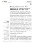 Physics-Informed Tensor-Train ConvLSTM for Volumetric Velocity Forecasting of the Loop Current
