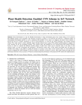Plant Health Detection Enabled CNN Scheme in IoT Network