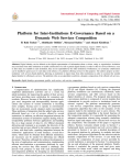 Platform for Inter-Institutions E-Governance Based on a Dynamic Web Services Composition