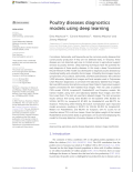 Poultry diseases diagnostics models using deep learning
