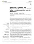 Prediction, Knowledge, and Explainability: Examining the Use of General Value Functions in Machine Knowledge