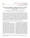 RF Coverage Mapping of Mobile Phone Networks in Nigeria
