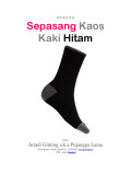 Sepasang Kaos Kaki Hitam