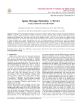 Spam Message Detection: A Review