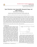 Spoof Detection using Sequentially Integrated Image and Audio Features