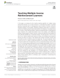 Teaching Multiple Inverse Reinforcement Learners
