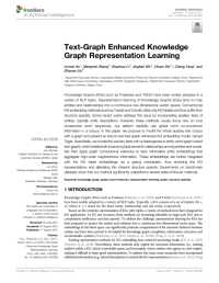 Text-Graph Enhanced Knowledge Graph Representation Learning