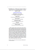 The Effectiveness of Dynamic Geometry Software Applications in Learning Mathematics: A Meta- Analysis Study