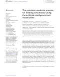 The precision medicine process for treating rare disease using the artificial intelligence tool mediKanren