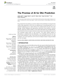 The Promise of AI for DILI Prediction