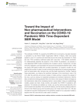 Toward the Impact of Non-pharmaceutical Interventions and Vaccination on the COVID-19 Pandemic With Time-Dependent SEIR Model