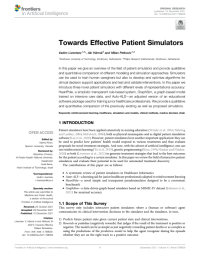 Towards Effective Patient Simulators