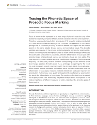 Tracing the Phonetic Space of Prosodic Focus Marking