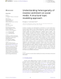 Understanding heterogeneity of investor sentiment on social media: A structural topic modeling approach