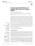 Unsupervised Quark/Gluon Jet Tagging With Poissonian Mixture Models