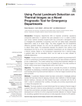 Using Facial Landmark Detection on Thermal Images as a Novel Prognostic Tool for Emergency Departments