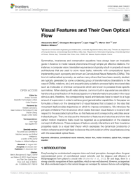 Visual Features and Their Own Optical Flow