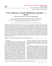 VLSI Architectures of Booth Multiplication Algorithms – A Review